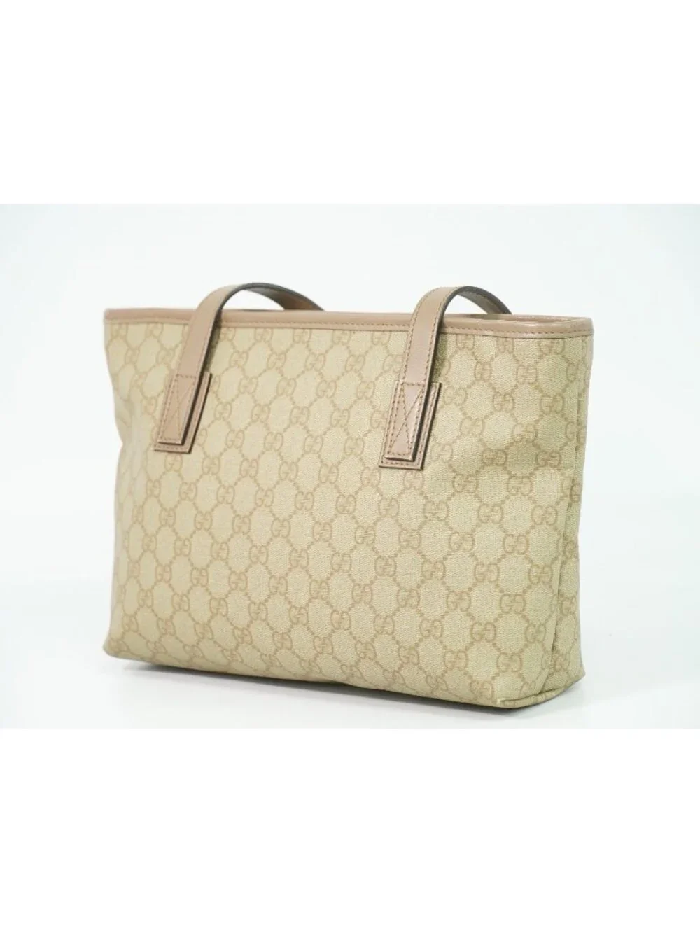 Gucci GG Supreme Tote Beige Pink - Picture 2 of 9